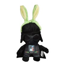 SSTAR Wars 부활절 15.2cm(6인치) 츄바카 버니 스퀴커 애완동물 장난감 | 15.2cm(6인치) 플러시 스퀴커 부활절 츄바카 강아지 장난감 | 플러시 강아지 삑삑이 장, Darth Vader Bunny, 9 Inch