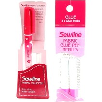 1 Pen 1 2-pack Refills Bundle of Sewline Fabric Glue Pen(s) Blue and Fabric Glue Pen Refill 2-Pac