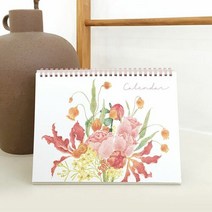 2023 메르시블룸 캘린더 L-화사한 꽃 일러스트 캘린더, 단품
