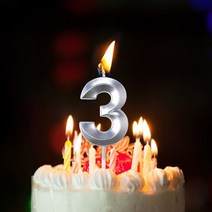 돈케이크 생일초 브라이덜샤워 남편생일이벤트 현관문이벤트 생일 양초 확장 큰 숫자 축하 여러 가지 빛깔의 3D 디자인 케이크 토퍼 장식, [04] D