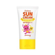 (희수마케팅) 베비언스 핑크퐁 무기자차 순한 선크림 60ml