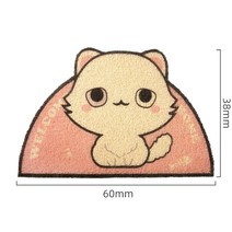 pvc 애완 동물 애완 동물 침대 고양이 매트 미끄럼 방지 패드 고양이 쓰레기 매트 레이어 작은 개 침대 패드 새끼 고양이 얼굴 화장실 매트 고양이 애완 동물 액세서리, 핑크 2