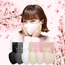 비움 마스크 KF94 에코브리즈 중형 여름 시원한 마스크, 25개입, 4개, 핑크