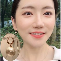 진주원터치귀걸이/은원터치귀걸이/예식귀걸이/혼주귀걸이/웨딩촬영귀걸이/한복진주귀걸이