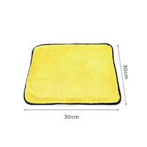 셀프세차 세차용 초극세사 타월 30x60CM 후 물기 제거 이물질 청소 물 흡수 섬세한 도요타 차량용, 01 30x30cm