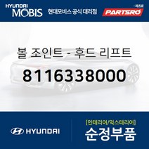 볼 조인트-후드(본네트) 리프트 (8116338000) 현대모비스 부품몰 베르나 그랜저XG 그랜저TG 그랜저HG