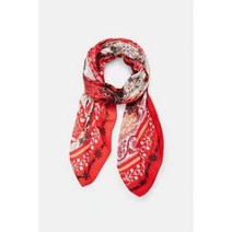 스페인어 Desigual 여성 패션 로고 스카프 숄 프린트 플라워 캐릭터 롱 스카프 Corb 실크