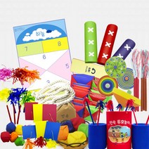 시둥마켓 +[시둥마켓]+_ 제기놀이 어린이체육 스폰지투창 스펀지창 던지기 어린이집교구, 민속놀이 10종 세트 윷놀이 투호놀이 사방치기 외