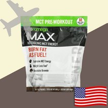 코로메가 맥스케토제닉 MCT오일 C8 에너지 초코 브라우니 MCToil 60개입