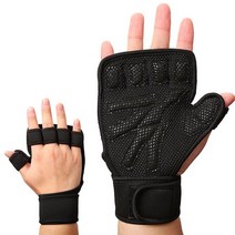 위즈맥스 헬스 반장갑 헬스장갑, 오픈형 5구 헬스장갑