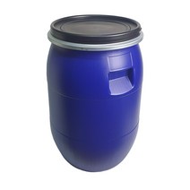 PE용기 플라스틱드럼통 오픈드럼통 난타통 밀폐락, 60리터, 1개