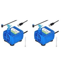 실내분수대 인테리어 실내정원 가습기 분수대 2X Cat Water Fountain Pump Pet Replacement DR-DC160 Moto, 01 blueblack