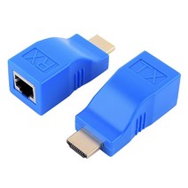 HDMI 호환 Extender 30M 전송 거리 RJ45 HDMI 호환 HD 네트워크 Extender 컨버터 어댑터, 하나, 푸른, 한개옵션0