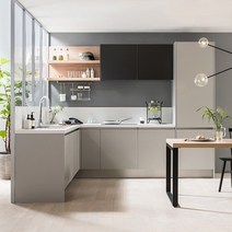 리바트키친 몬트 1.5m(-자), 없음