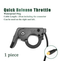 전동스쿠터 스로틀 소형전기차 엄지 전기 스쿠터 자전거 130X ebike 3 핀 방수 커넥터, 07 Quick throttleWP