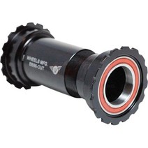 휠스 매뉴팩쳐링(Wheels Manufacturing) BB86/92 트레드 투게더 바텀 브라켓 위드 앵글러 컨택트 베어링 포 22/24mm 크랭크 스핀들 382015, One Size, One Size