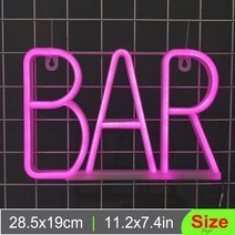 인테리어 조명 무드등 주방 팬던트 천장 LED 네온 라이트 사인 오픈 바 게임 글씨 밤 램프 방 벽 아트 장식, 12 Style I