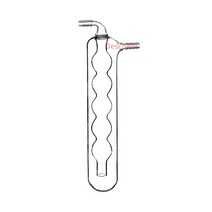 실험교구 보틀 과학 키트 유리 아이스 콜드 트랩 볼 모양 흡수 장치 실험실 제품 50*250mm