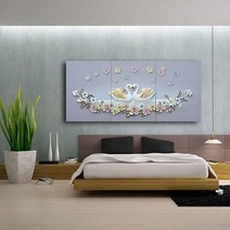 호수백조부조액자3p거실포인트액자