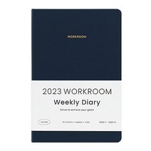 인디고 2023 오피셜 워크룸 위클리 다이어리 (25절) (네이비) (날짜형.주간.A5)