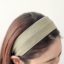 로라하 편안한 여성 아동 골지 민자 기본 넓은 머리띠 헤어밴드 세안밴드 그레인