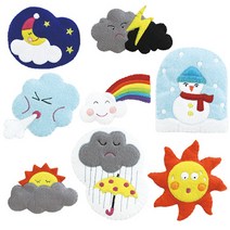 1189 토독 날씨 매직캐슬학습벽보/학습완구/초등교육용품/유아교육용품/헝겊교구/평가인증/어린이집용품/개원/유치원용품, 단일 출판사