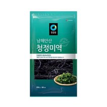 청정원 엄마손맛 맞벌이 우리가족 남해안산 청정 미역 200g (80인분) 국민국 아기국 산모 자취 집밥 간편식 오이냉국 무침 생일 산모 출산 미소장국, 4개