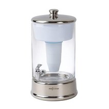 ZeroWater (ZBD-040-1) 40 Cup Ready-Pour 유리 디스펜서 ZBD-040-1 BPA 프리 무료 수질 측정기 포함 납 및 기타 중금속 감소에 대한, 40-Cup Dispenser
