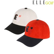 [엘르골프] (여성)EG부클자수골덴캡_6F67405, 다크오렌지i307