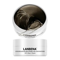 스킨케어 세럼 에센스 LANBENA-콜라겐 아이 패치 60 개 백 주름 제거 다크 서클 레티놀 VC 패드 수면 페이스 마스크 스킨 케어, [05] pearl eye patches