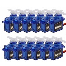 RC서보 아두이노서보모터 Sg90 9g 마이크로 미니 서보 뿔 sg90 서보 rc 250 450 헬리콥터 비행기 자동차 선박 보트 로봇 모든 카테고리 mg90s, 2개
