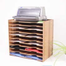 사무실 서류 문서 분류 서류함 이면지 보관함 A3 A4, 체리우드