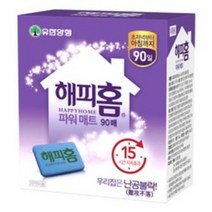 해피홈 파워매트 모기 파리 살충제 리필, 90개입