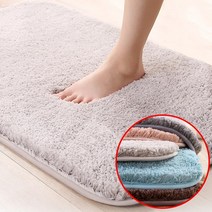 장모 발매트 두꺼운 극세사 화장실 주방러그 빨아쓰는 욕실 현관 발판 싱크대 대형 미끄럼 방지, 고급형 핑크