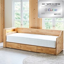 [수정의료기] 큐브 황토볼원적외선 온열매트리스침대 소파베드, 매트리스만