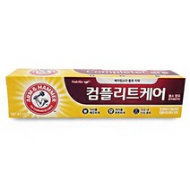 암앤해머 프라그 베이킹소다 컴플리트케어 치약 X3 치아 미백 치석 임냄새 백태 구취 제거 불소 잇몸 시린이 구강 청결제 치과 치약 집들이 선물, 컴플리트케어치약 X3, 본상품선택