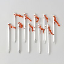 캠핑 텐트 고정팩 단조팩 탠트팩 고정핀 고정 용품 18cm 알루미늄합금 10개
