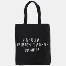 ecobag FE42 예쁜에코백 천가방 지퍼에코백 캔버스 숄더백