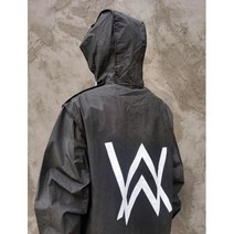 장마철 태풍 골프 패션 방수 롱 레인 비 후드 블랙 자켓 코트 우비 남녀공용