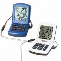 [RΘA] ETI 다기능 전문가용 중심온도계 쉐프알람 화이트 휴대용 침형 용측정기 디지털 조리용 탐침 디지탈 측기 측량기 요리용 기계 ▷_β5243Ea, 《β본상품》