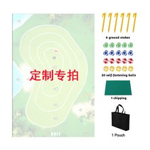 캐주얼 골프 게임 세트 골프 타격 연습 매트, 공장 버전 맞춤형 스펀지 슈퍼 스티커 슈트, 47.2inX70.1in/120cmX180cm