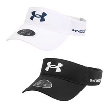 언더아머 골프 96 바이저 썬캡 모음 1361548, 블랙/FREE