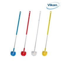 VK-7035374 탱크원형솔(원형밤솔)+봉 1500mm 빨강 SET 세척솔 청소솔 살균 소독 세척 브러쉬 밀대