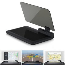 헤드업디스플레이 사제hud 차량속도반사판 car gps navigator car 블랙, 협력사