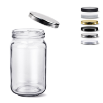 MIR [유리병]MIR-사각잼500ml, 1개