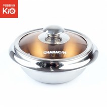 인덕션 뚝배기 통3중 클레디움 가마솥 스텐 돌솥밥 영양밥 찌개 솥 IH 1인밥솥 유리뚜껑 냄비, 통삼중클레디움가마솥 - 28호
