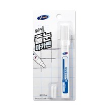 화장실 줄눈이시공 타일줄눈마카 타일사이 마커 보수 펜 백색 10ml 브이텍, 1개
