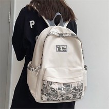라일리 라일리 Rly 만화그림 포인트 남자 여성 커플백팩 특이한 학생가방 (9556031)
