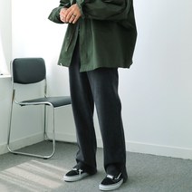 [맨즈북] 슬림 와이드 남자 옆트임 청바지 흑청 일자핏 롱 블랙진 나팔데님