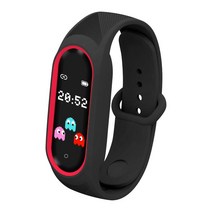 심박계 자전거 팔뚝 가슴 속도계 케이던스 아이 스마트 워치 피트니스 Bracelet Heart Rate 혈액 산소 moni, 01 Black